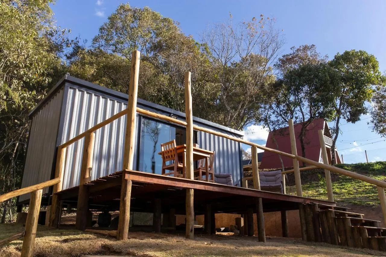 Lüks kamp alanı Chale Container Do Beijo Otel Campos do Jordao